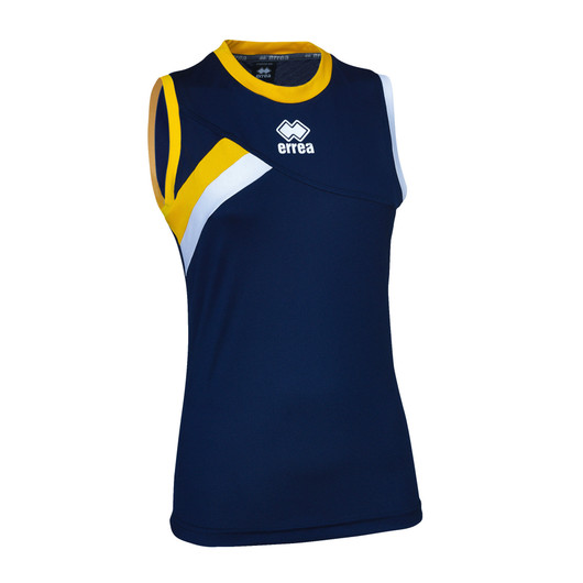 FORTUNE naisten pelipaita, väri: navy/kelta/valkoinen