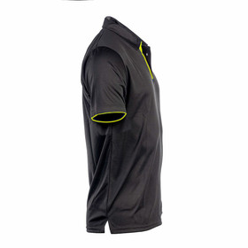 BOWLER tekninen pikeepaita Väri: musta/ keltainen