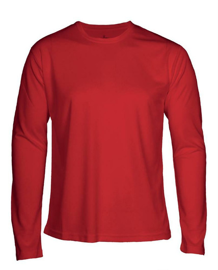 Win pitkähihainen tekninen paita, väri: punainen