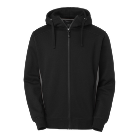 Franklin collegehuppari vetoketjulla , väri: musta/harmaa