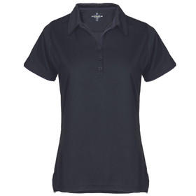 BOWLER naisten tekninen pikeepaita, väri: musta/harmaa