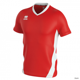 BRIAN lyhythihainen pelipaita, väri: puna/valkoinen 