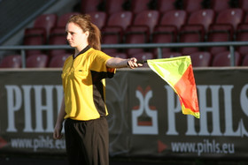 Erotuomaripaita Referee lyhythihainen väri: kelta/musta