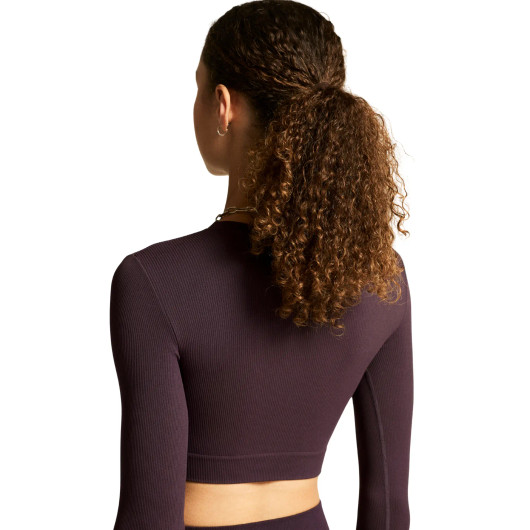 CRAFT Collective Rib Cropped LS Top W