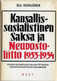 Vehviläinen, Olli: Kansallissosialistinen  Saksa ja Neuvostoliitto 1933-1934