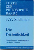 Snellman, J.V.: Die Persönlichkeit