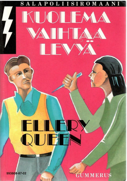  Queen, Ellery: Kuolema vaihtaa levyä : jännitysromaani