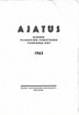 Tenkku, Jussi (toim.): Ajatus - Suomen filosofisen yhdistyksen vuosikirja XXV 1963