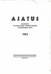 Tenkku, Jussi (toim.): Ajatus - Suomen filosofisen yhdistyksen vuosikirja XXV 1963