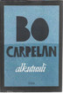 Carpelan, Bo: Alkutuuli