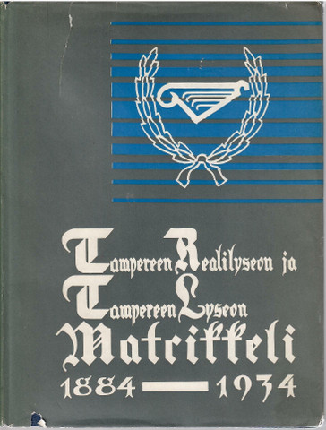 Nieminen, Kaarlo:Tampereen realilyseo ja Tampereen lyseo : matrikkeli 1884-1934