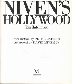 Hutchinson, Tom & Ustinov, Peter: Niven's Hollywood 