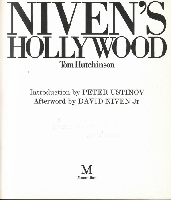 Hutchinson, Tom & Ustinov, Peter: Niven's Hollywood 