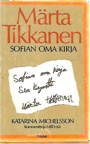 Tikkanen Märta: Sofian oma kirja