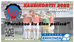 Kuopion Elon kausikortti 2023
