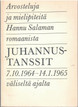 Arvosteluja ja mielipiteitä Hannu Salaman romaanista 'Juhannustans...