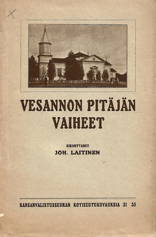 Laitinen, Joh.: Vesannon pitäjän vaiheet