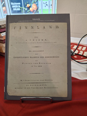 Thieme, August: Finnland