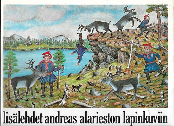 Lisälehdet Andreas Alarieston lapinkuviin = Bilaga till Andreas Alariest...