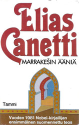 Canetti, Elias: Marrakešin ääniä : merkintöjä matkan jälkeen
