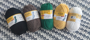 Regia 4 yksivärinen sukkalanka 50 g