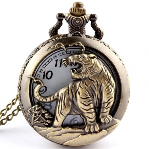 Bronze Tiger taskukello
