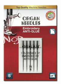 Nål Broderi Anti-Glue 75 5-pack ORGAN NEEDLE