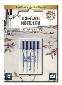 Organ Blue-Tip nål 75/11, 5 nål