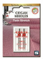 Organ Needle kaksoisneula Stretch 2,5mm/75, 2 kpl