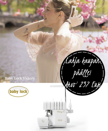 Baby lock Victory, + bonus: Sömnadsinstruktioner och 6 pressarfötter