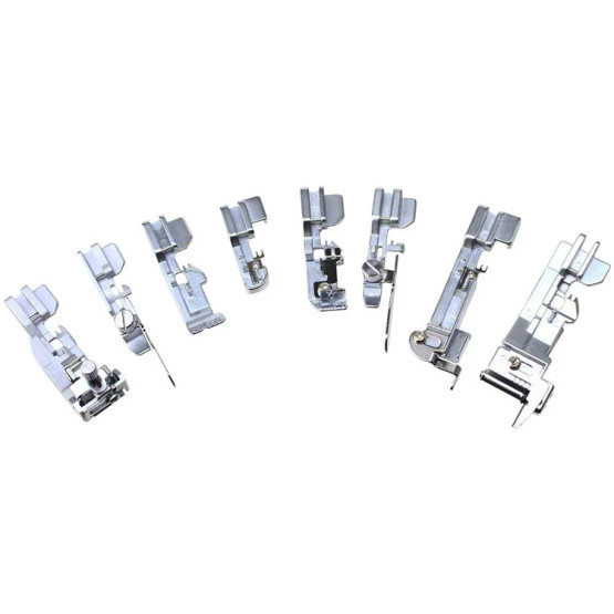 Juki overlocks Deluxe 8 stk pressarfötterserie