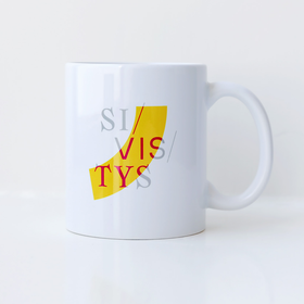 Sivistys-muki valkoinen