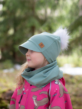 Lippapipo karvatupsulla, Sage green