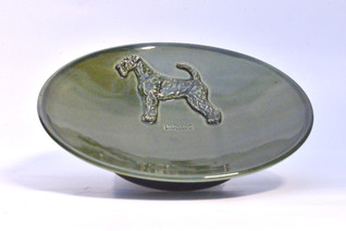 Airedalenterrieri teelautanen tai kauhanalunen