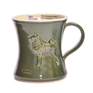 Harmaa norjanhirvikoira muki