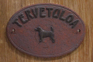 Jack russellinterrieri sileäkarvainen kyltti