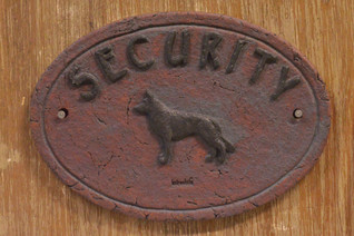 Saksanpaimenkoira käyttölinjainen kyltti