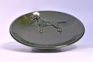 Unkarinvizla karkeakarvainen teelautanen tai kauhanalunen