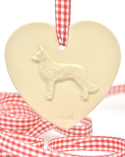 Venäjäntoy pitkäkarvainen sydänkoriste