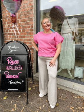 Kasimira frillatoppi pinkki