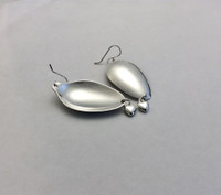 Lusikkakorvakorut sydänpesä