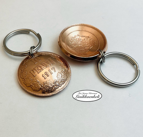 Kolikkoavaimenperä 10 penniä/1917