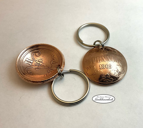 Kolikkoavaimenperä 10 penniä/1865