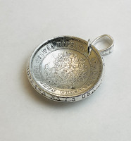 Hopeinen Kolikkoriipus 2 mk/1872