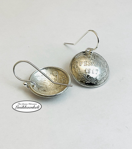 Korvakorut 50 penniset/1917