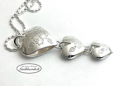 Sydänriipus Kukkaset