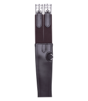 Satulavyö nahasta: ruskea