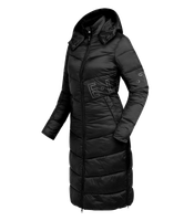 Oslo kevyt pitkä ratsastustakki: Musta