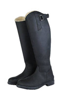 Nahkainen Talviratsastus-saapas:  normaali varren pituus