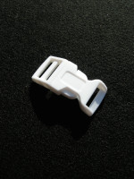 Muovilukko: Valkoinen 5x2cm 1kpl